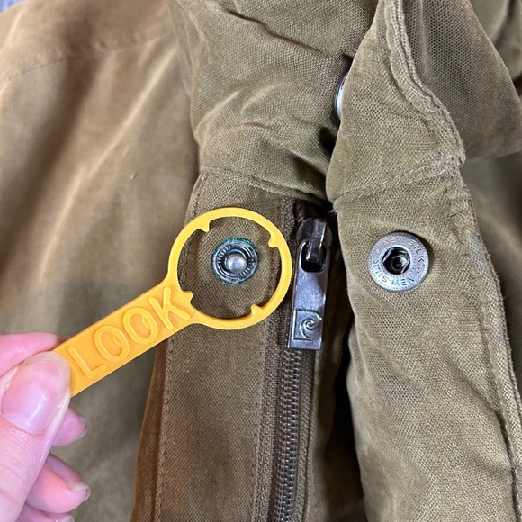 Pierre Cardin Mens Tan Quilted Lined Barn Chore Coat Jacket Size Large - Picture 6 of 10